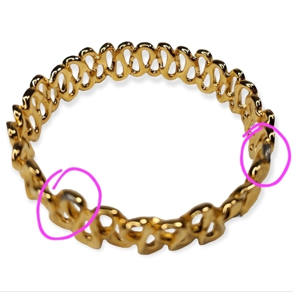 Anne Klein Gold Squiggle Bracelet - Picture 4 of 5